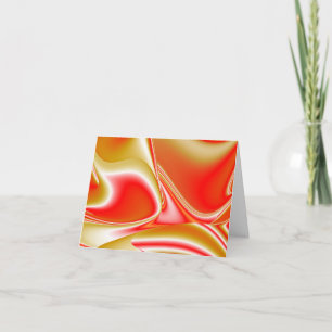 Liebe und Gold Abstrakt 3D Rainbowart Karte