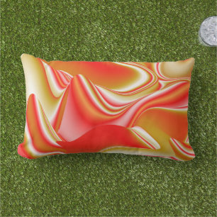 Liebe und Gold Abstrakt 3D Rainbowart Kissen Für Draußen
