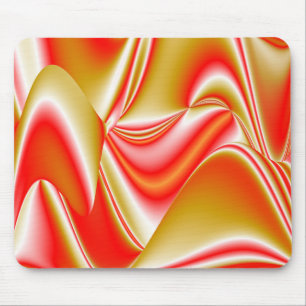 Liebe und Gold Abstrakt 3D Rainbowart Mousepad