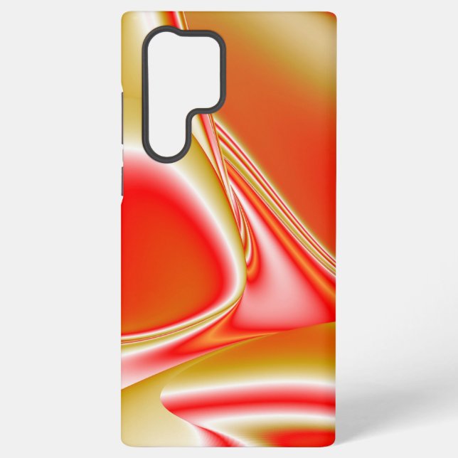 Liebe und Gold Abstrakt 3D Rainbowart Samsung Galaxy Hülle (Rückseite)
