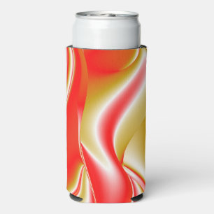 Liebe und Gold Abstrakt 3D Rainbowart Selters Dosenkühler