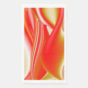 Liebe und Gold Abstrakt 3D Rainbowart Serviette