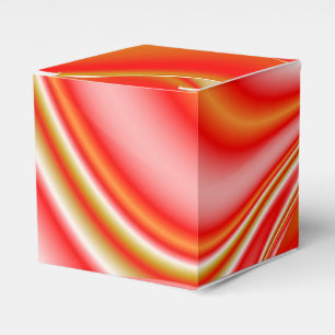 Liebe und Gold Abstrakt 3D Regenbogenkunst Geschenkschachtel