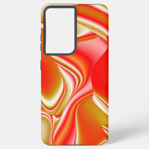 Liebe und Gold Abstrakt 3D Regenbogenkunst Samsung Galaxy Hülle