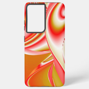 Liebe und Gold Abstrakt 3D Regenbogenkunst Samsung Galaxy Hülle