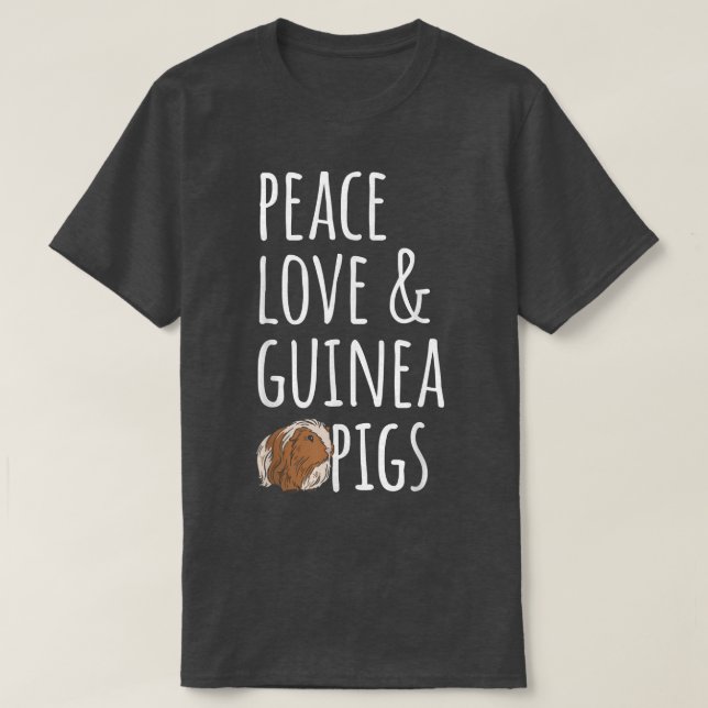 Liebe und Guinea T-Shirt (Design vorne)