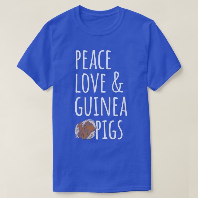 Liebe und Guinea T-Shirt (Design vorne)