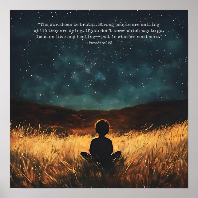 Liebe und Heilung (Tür 1050) Poster (Vorne)