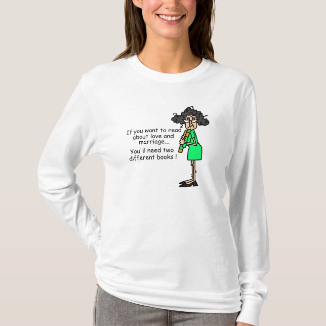Liebe-und Heirat-Spaß T-Shirt (Vorderseite)