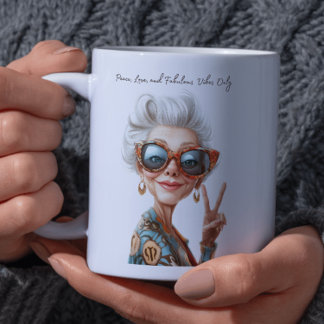 Liebe und herrliche Vibes-Tasse Kaffeetasse