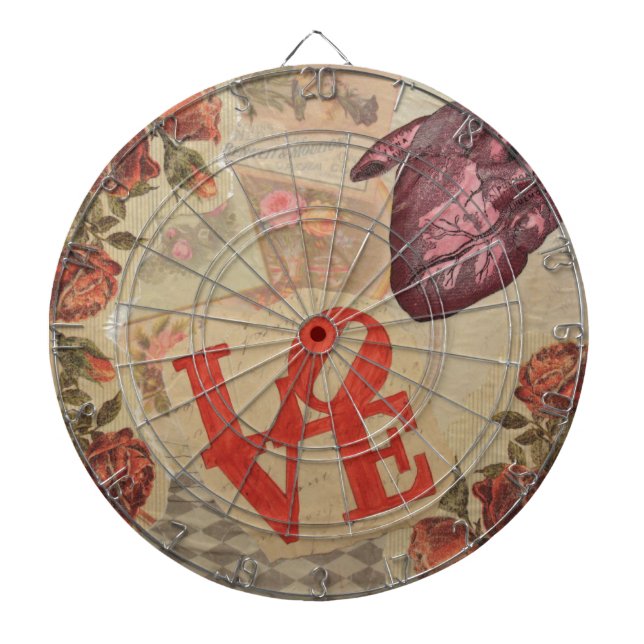 Liebe und Herz Dartscheibe (vorne)