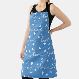 LIEBE UND HERZEN VON BLAUWEISS SCHÜRZE