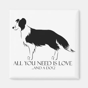 Liebe und Hund Magnet