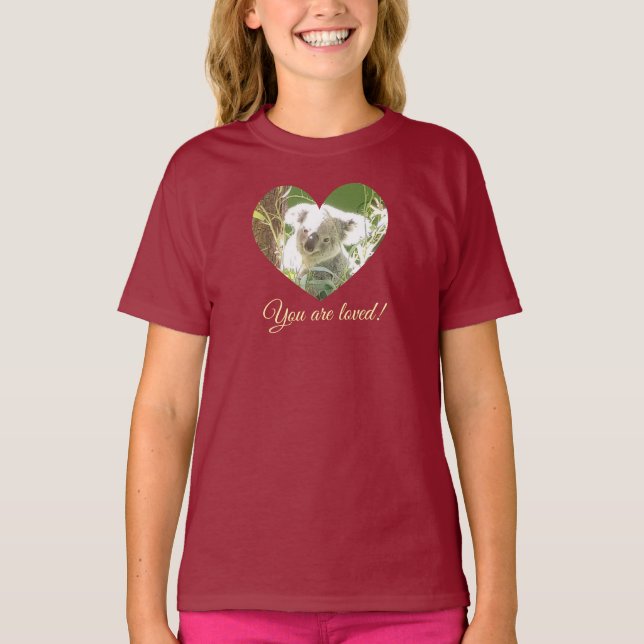 Liebe und Koala, T - Shirt (Vorderseite)