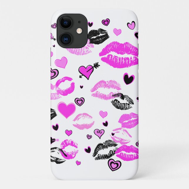 Liebe und Küsse Case-Mate iPhone Hülle (Rückseite)
