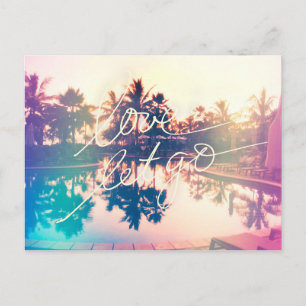 Liebe und Lass Go Postkarte