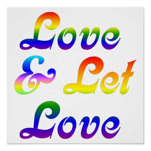 LIEBE UND LASS LIEBE POSTER (Vorderseite)