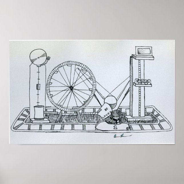 Liebe und lassen Sie sich begeistern Poster (Vorne)