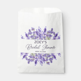 Liebe und Lavendel | Elegantes florales Brautparty Geschenktütchen