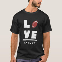 Liebe und lebe American Football Sportfan