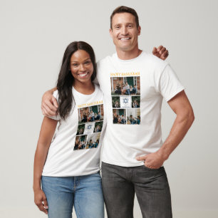 Liebe und Licht Collage aus Hanukkah-Foto T-Shirt