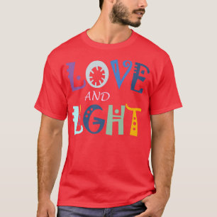 Liebe und Licht Hanukka Chanukah Jüdische Festspie T-Shirt