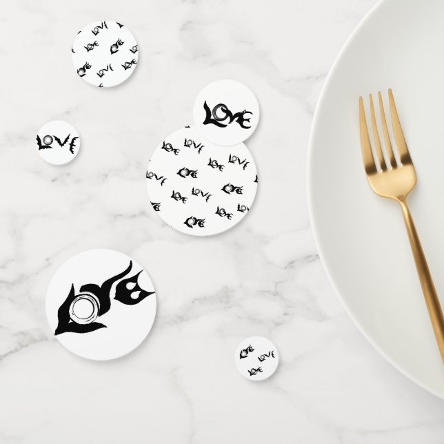 Liebe- und Liebe-Tauben Konfetti (Gruppe)