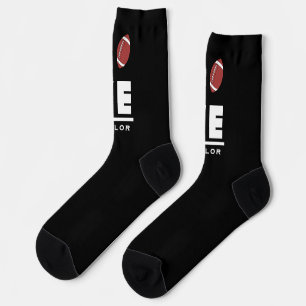 Liebe und Live American Football Sport Fan Socken