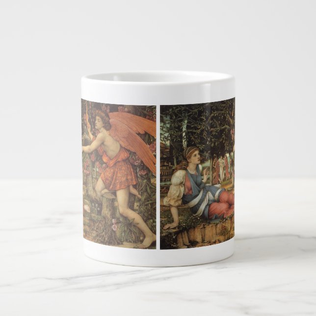Liebe und Maiden von John Stanhope Jumbo-Tasse (Vorderseite)