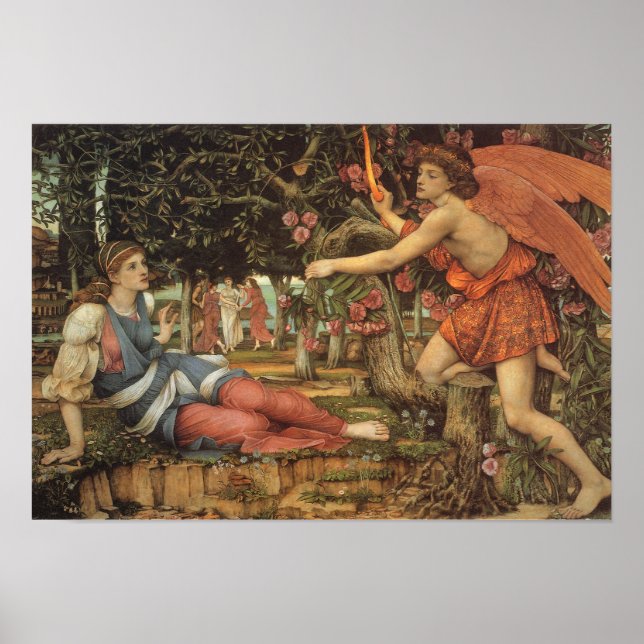 Liebe und Maiden von John Stanhope Poster (Vorne)