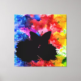 Liebe und Menschlichkeit werden die moderne Kunst  Leinwanddruck