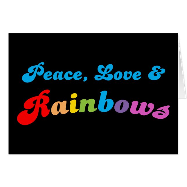Liebe und Rainbows (Vorderseite (Horizontal))