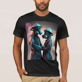 LIEBE UND RESISTENZ Isometrisch niedrig polstert T-Shirt