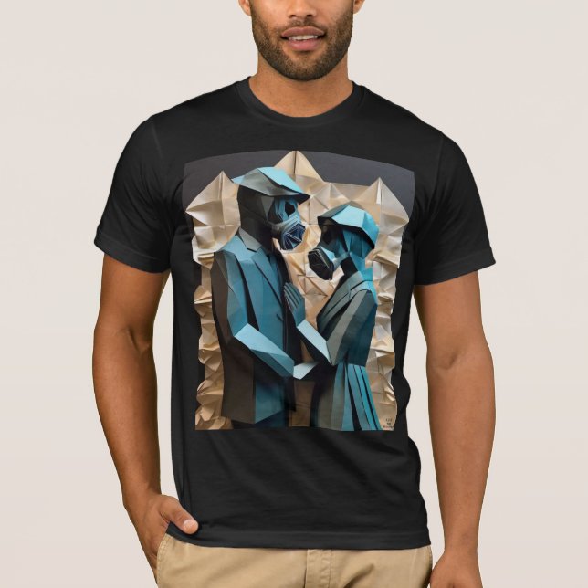 LIEBE UND RESISTENZ - Origami 3 T-Shirt (Vorderseite)