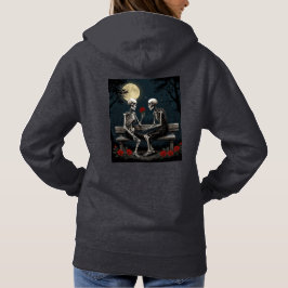 Liebe und Rose Hoodie