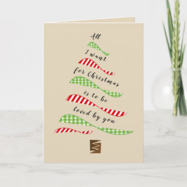 Liebe und Spaß Alles, was ich zu Weihnachten Gruß