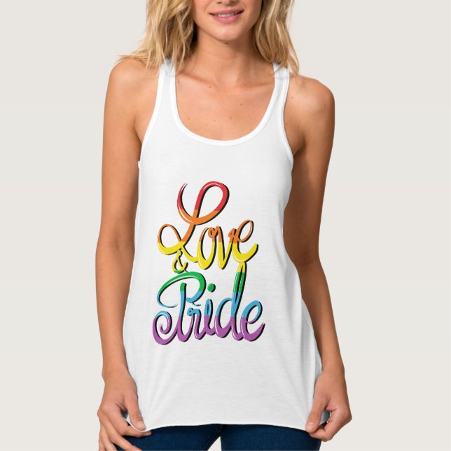 Liebe und Stolz Tank Top (Vorderseite)