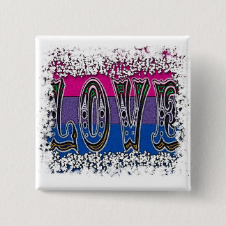 Liebe- und Stolzbistolzknöpfe Button