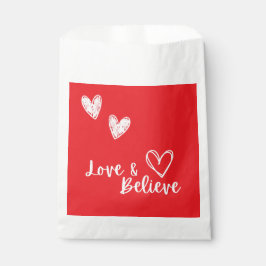Liebe und Valentinstag-Geschenkpapier Geschenktütchen