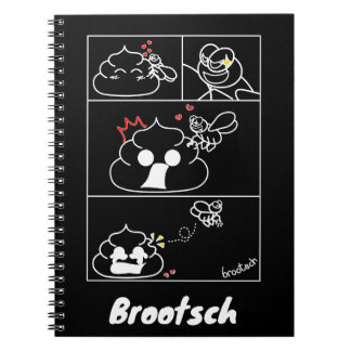 Liebe und Verratyal - Brootsch the PooPoo Notizblock