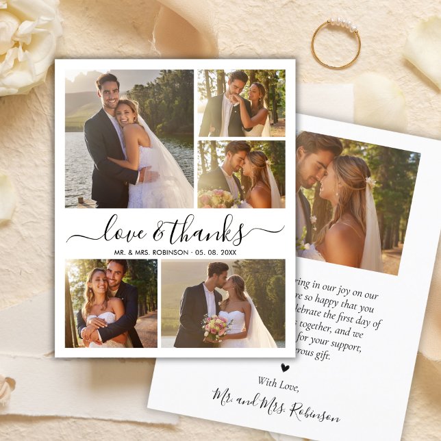 Liebe und vielen Dank für die Hochzeit von Foto Co Flyer (Von Creator hochgeladen)