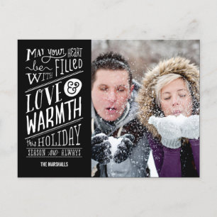 Liebe und Wärme Urlaubskarte Postkarte