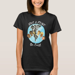 Liebe und Weltfrieden des Erdtages T-Shirt