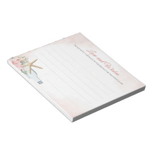 Liebe und wünscht Notepad Notizblock