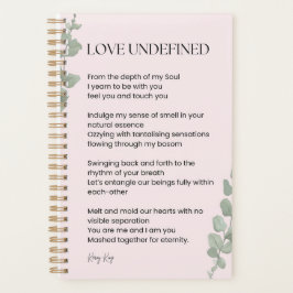 Liebe Undefinierte Gedichte Planer