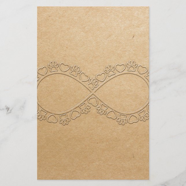 Liebe unendlich drucken briefpapier (Vorderseite)