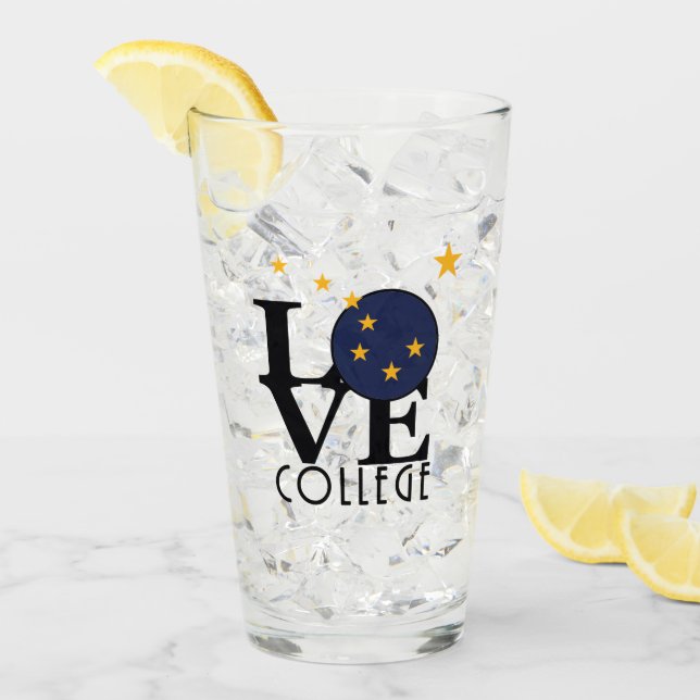 LIEBE Uni Alaska Glas (Vorderseite Ice)