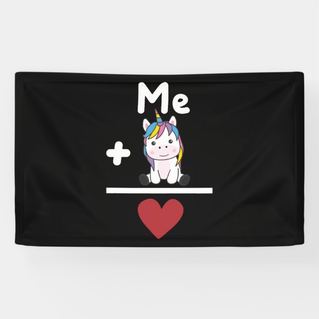Liebe Unicorn Liebe Banner (Horizontal)