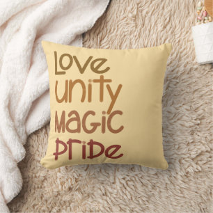 Liebe Unity Magic Prix Black Kissen