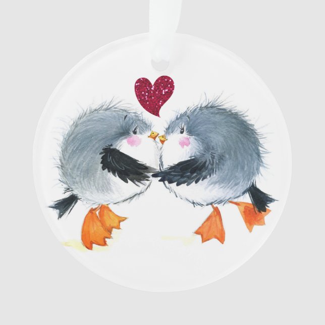 LIEBE - Unsere erste gemeinsame Sache - Hochzeit - Ornament (Vorderseite)